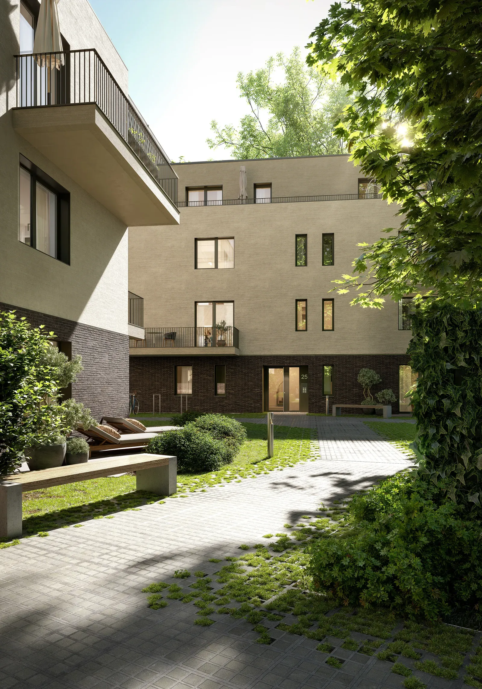 Kielland Living – Innenhof